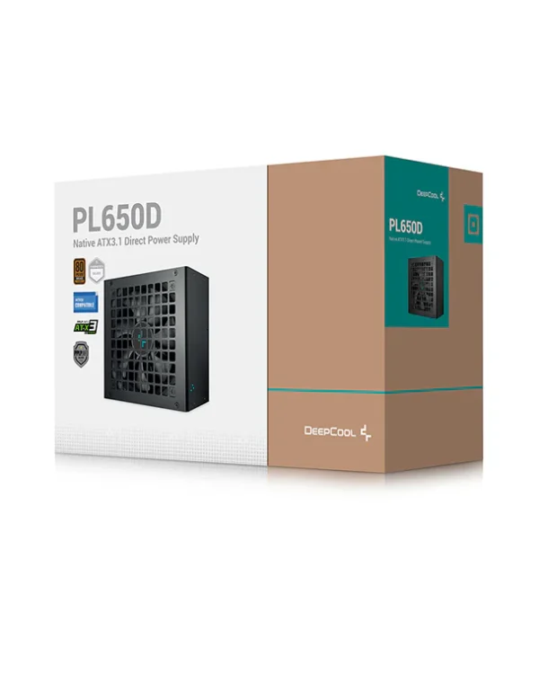 FP. DEEPCOOL PL650D, 80 PLUS BRONZE, 650W