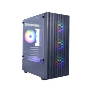 CASE GAMING GAMEMAX EDGE, 4 COOLER LED RAINBOW, V/TEMPLADO