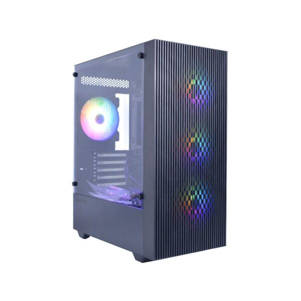 CASE GAMING GAMEMAX EDGE, 4 COOLER LED RAINBOW, V/TEMPLADO