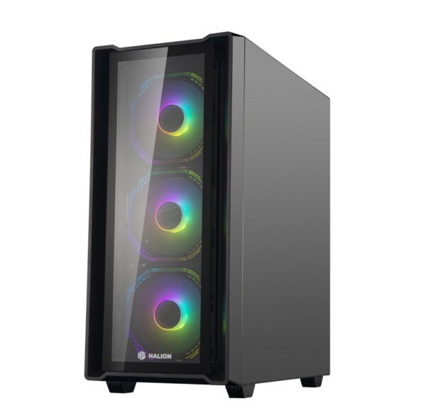 CASE GAMER HALION INFINITY 417, ARGB, F/600W, V/TEMPLADO
