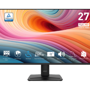 MONITOR MSI PRO MP275 E2, 27" IPS, FHD, 120Hz, 1ms, Parlante