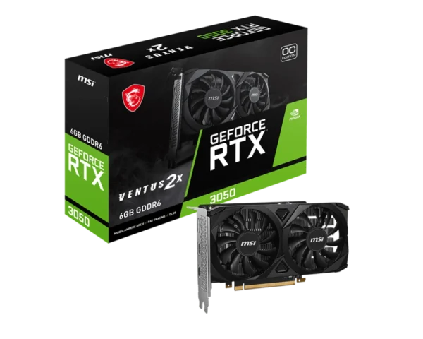 T.Video MSI GEFORCE RTX 3050 VENTUS 2X 6GB OC GDDR6