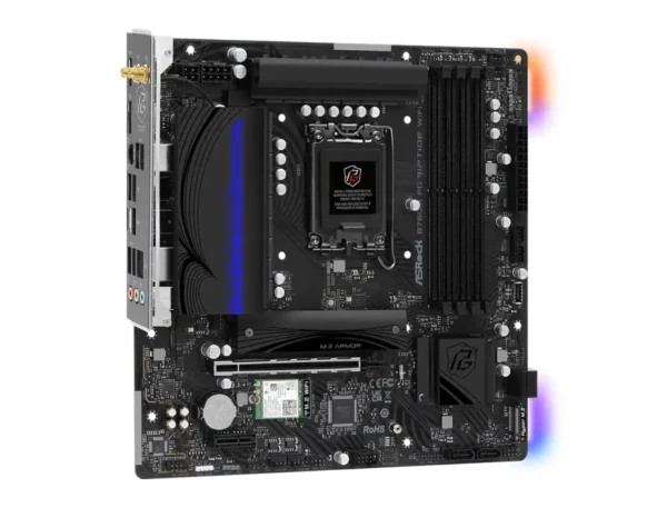 PM. Asrock B760m Pg Riptide Wifi,Socket Lga 1700, Ram Ddr5 Buss 7200oc Mhz, 14va, 13va, 12va Gen, Rgb