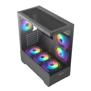 CASE GAMER HALION JUPITER K04, 6 COOLER ARGB, V/TEMPLADO