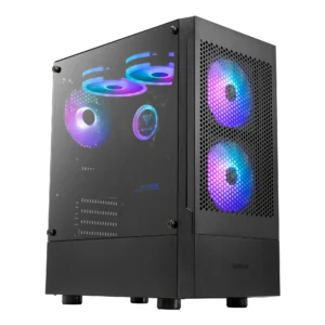 CASE GAMDIAS TALOS E3 MESH, 3 FAN ARGB, V/TEMPLADO