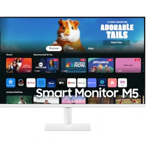 MONITOR SAMSUNG LS27DM501ELXPE, 27" VA, SMART M5 WHITE, FHD, 60Hz, 4ms