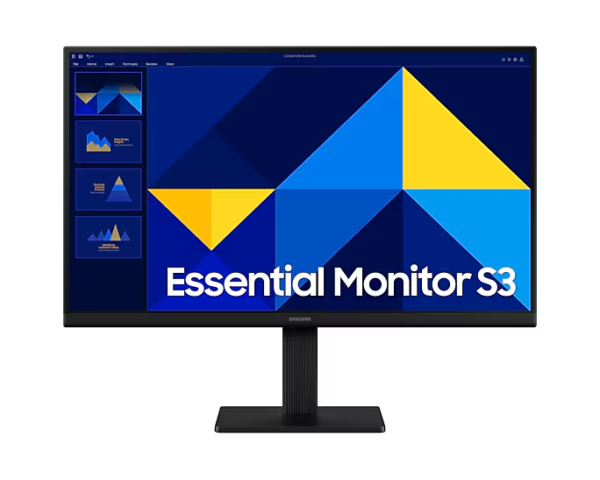 MONITOR SAMSUNG LS22D300GALXPE, Essential S3, 22" IPS, FHD, 100Hz, 5ms