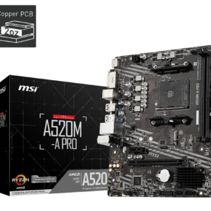 PM. MSI A520M-A-PRO, AM4 AMD