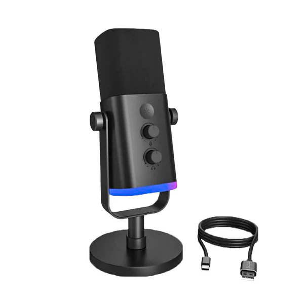 MIC. FIFINE AM8 | DINÁMICO | NEGRO | RGB