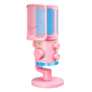 MIC. FIFINE AM6 | CONDENSADOR | RGB | ROSADO