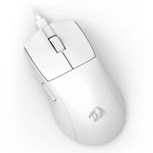MG. REDRAGON K1NG (1K HZ) M724W | CABLEADO | 12,400 DPI | BLANCO