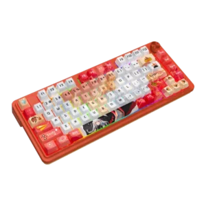 TG. REDRAGON UCAL PRO K673AK ANIME| INGLES | INALAMBRICO | SW-MINT | RGB | BLANCO-ROJO